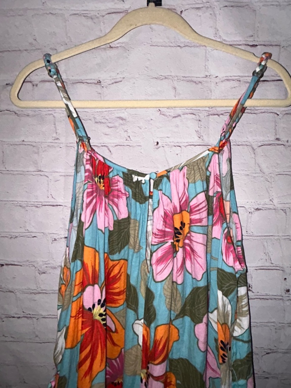 Lane Bryant Gauze Braided-Detail Wide Leg Jumpsuit size 22-24P - Picture 7 of 12